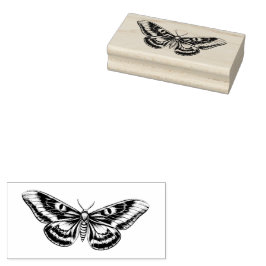 Storybook Moth Gummistempel