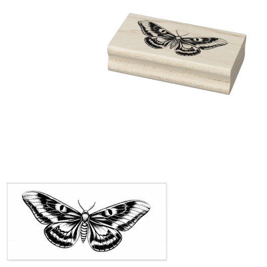 Storybook Moth Gummistempel (Stempel)