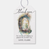 Storybook Neues Kapitel Baby Dusche Gefallen Geschenkanhänger (Vorderseite)