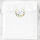 Storybook Neues Kapitel Baby-Dusche Runder Aufkleber (Tasche)