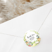 Storybook Neues Kapitel Baby-Dusche Runder Aufkleber