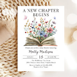 Storybook Neues Kapitel beginnt Babydusche Einladung