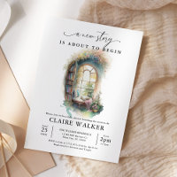 Storybook Neues Kapitel Buch Thema Babydusche