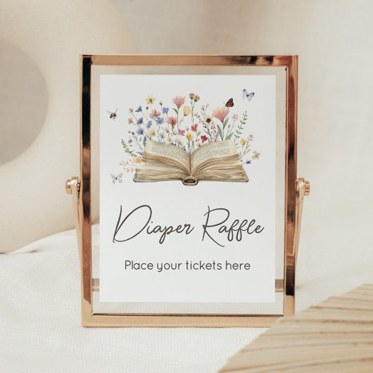 Storybook Neues Kapitel fängt Windeln Raffle an Poster