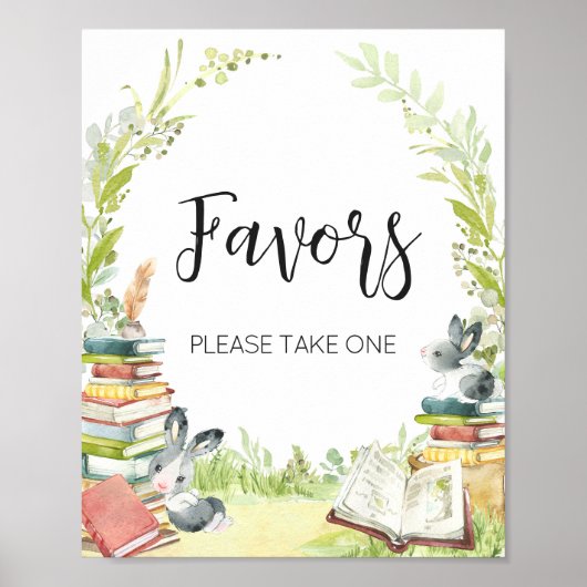 Storybook Neues Kapitel Kinderduschfavoriten Poster (Vorne)