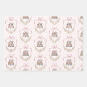 Storybook Neues Kapitel Rosa Bug Babymädchen Geschenkpapier Set (Vorderseite 3)