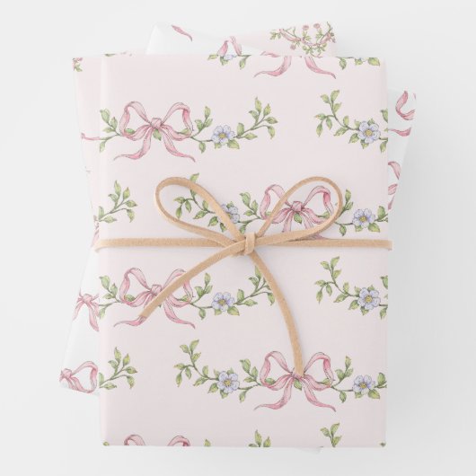 Storybook Neues Kapitel Rosa Bug Babymädchen Geschenkpapier Set (Beispiel)