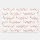 Storybook Neues Kapitel Rosa Bug Babymädchen Geschenkpapier Set (Vorderseite)