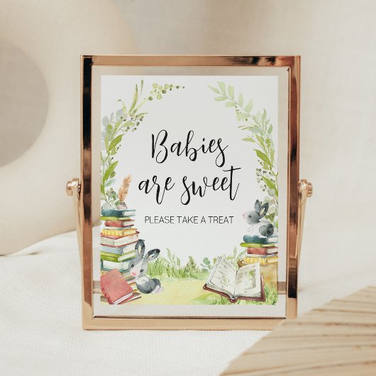 Storybook New Chapter Baby Shower Babys sind süß Poster