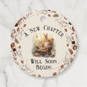 Storybook New Chapter Baby Shower Classic Tale Geschenkanhänger (Vorderseite)