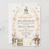 Storybook New Chapter Baby Shower Invitation Einladung (Vorderseite)