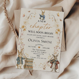 Storybook New Chapter Baby Shower Invitation Einladung