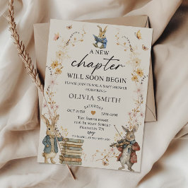 Storybook New Chapter Baby Shower Invitation Einladung