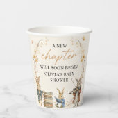 Storybook New Chapter Baby Shower Paper Cups Pappbecher (Rückseite)