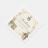 Storybook New Chapter Baby Shower Paper Napkin Serviette (Ecke)