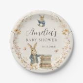 Storybook New Chapter Baby Shower Paper Plates Pappteller (Vorderseite)
