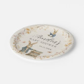 Storybook New Chapter Baby Shower Paper Plates Pappteller (Schrägansicht)