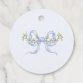 Storybook New Chapter Blue bow Vielen Dank Geschenkanhänger (Rückseite)