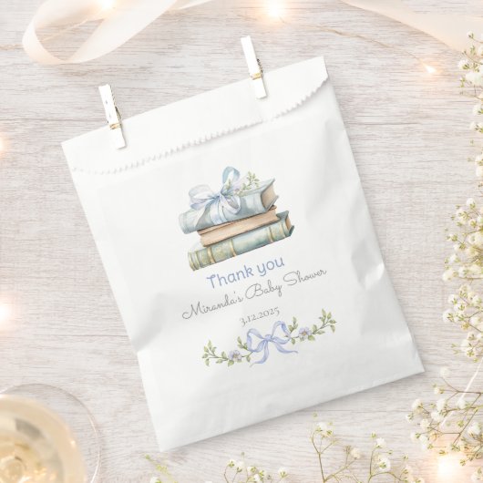 Storybook New Chapter Blue Wildblume Vielen Dank Geschenktütchen (Ausgeschnitten)