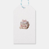 Storybook New Chapter Bow Book Baby Shooter Geschenkanhänger (Rückseite)