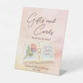 Storybook New Chapter Brautparty Geschenke & Cards Sockelschild (Vorderseite)