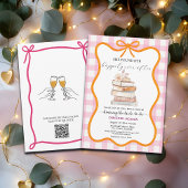 Storybook 'New Chapter' QR Code Bridal Shower Einladung
