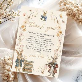 Storybook New Chapter Will Begin Thank You Card Dankeskarte