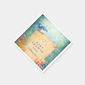 Storybook Ocean Friends Baby Shower Serviette (Ecke)