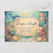 Storybook Ocean Friends Diapper Raffle Begleitkarte (Vorderseite)