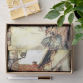 Storybook Old Lady Vintages Dekoupage Tissue Seidenpapier (Geschenk)