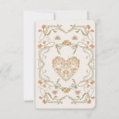 Storybook our next chapter fairytale baby shower dankeskarte (Rückseite)