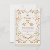 Storybook our next chapter fairytale baby shower dankeskarte (Vorderseite)