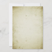 Storybook Page | Märchenhafte Hochzeitseltern gebe Einladung (Rückseite)