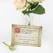 Storybook Page | Vintag Märchenhochzeit RSVP