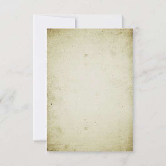 Storybook Page | Vintag Märchenhochzeit RSVP (Rückseite)