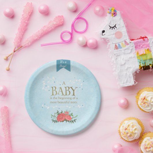 Storybook-PapierTeller-Babydusche ist es ein Pappteller (Party)