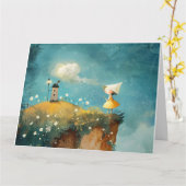 Storybook Princess Note Card Karte (Gelbe Blume)