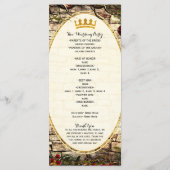 Storybook Princess Vintag Briar Rose Program Programm (Rückseite)