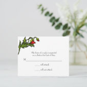 Storybook Response Card RSVP Karte (Stehend Vorderseite)