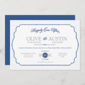 Storybook Romance Wedding Einladung (Vorne/Hinten)