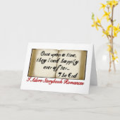 Storybook Romances glücklich immer nach Karte (Gelbe Blume)