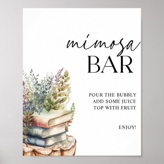 Storybook Shower Mimosa Bar Poster (Vorne)