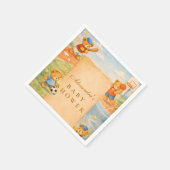Storybook Sports Teddy Bears Baby Shower Serviette (Ecke)