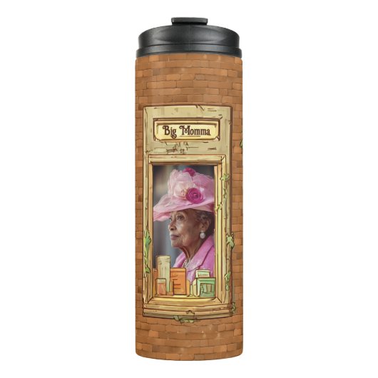 Storybook Style Cozy Brick Style Thermosbecher (Vorderseite)