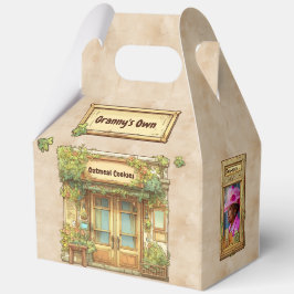 Storybook Style Cozy Cafe, LG, Pueblo, Favor Box Geschenkschachtel