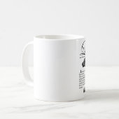 Storybook Style Vintag Labrador Kaffeetasse (Vorderseite Links)