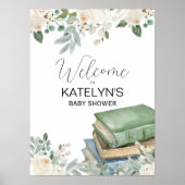 Storybook Themed Baby Dusche Begrüßungszeichen Poster (Vorne)