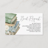 Storybook Themed Neues Kapitel Buchanfrage Begleitkarte (Vorderseite)