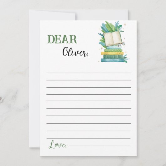 Storybook Time Capsule Note Card Dankeskarte (Vorderseite)