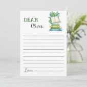 Storybook Time Capsule Note Card Dankeskarte (Stehend Vorderseite)